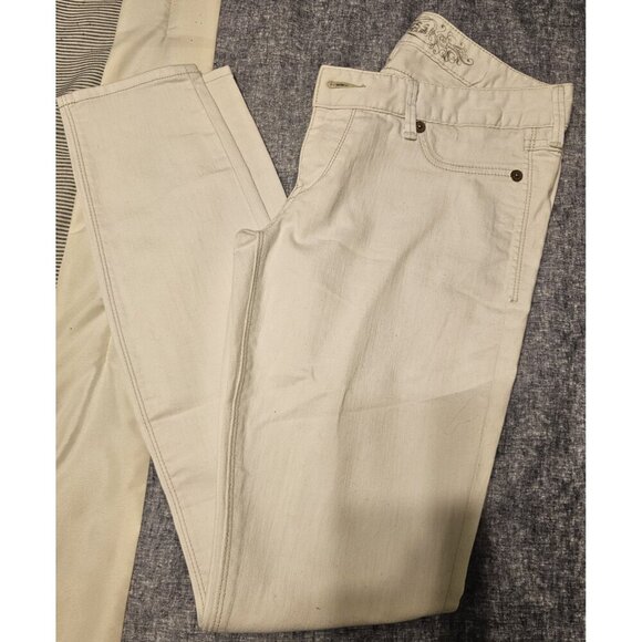 Express Women's Zelda Slim Fit Ultra Low Rise White Jean Legging Size 10 EUC - Picture 9 of 14